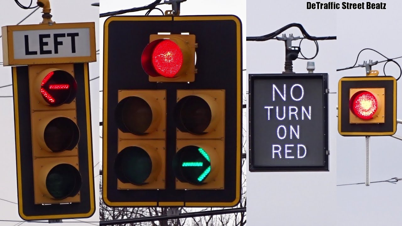 Traffic Lights Dog House & Left Turn Arrow Signal | Grand River & Orchard Lake