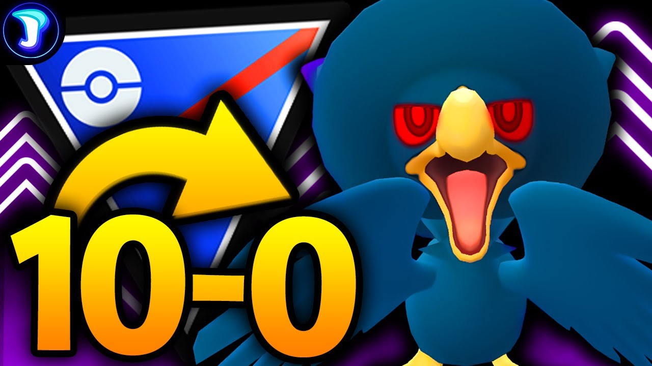 UNBEATEN and INSANE DAMAGE! I went 10-0 with *BUFFED* SHADOW MURKROW in the Great League