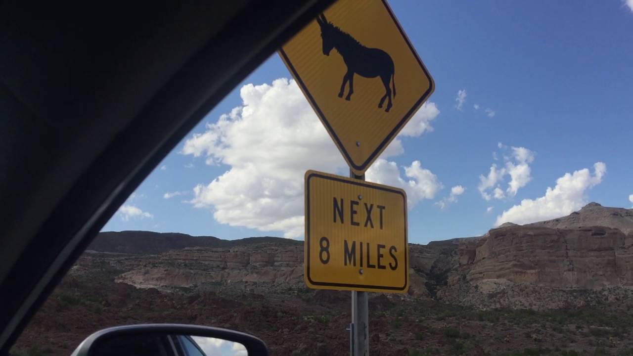 Driving Route 66 Historic Highway in AZ