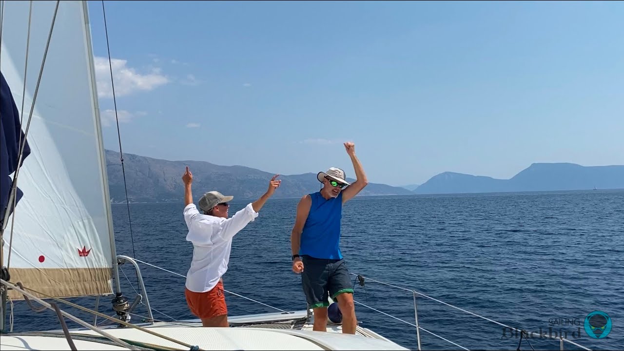 34. Corfu to Lefkada, + Happy Dance, Sailing Greece