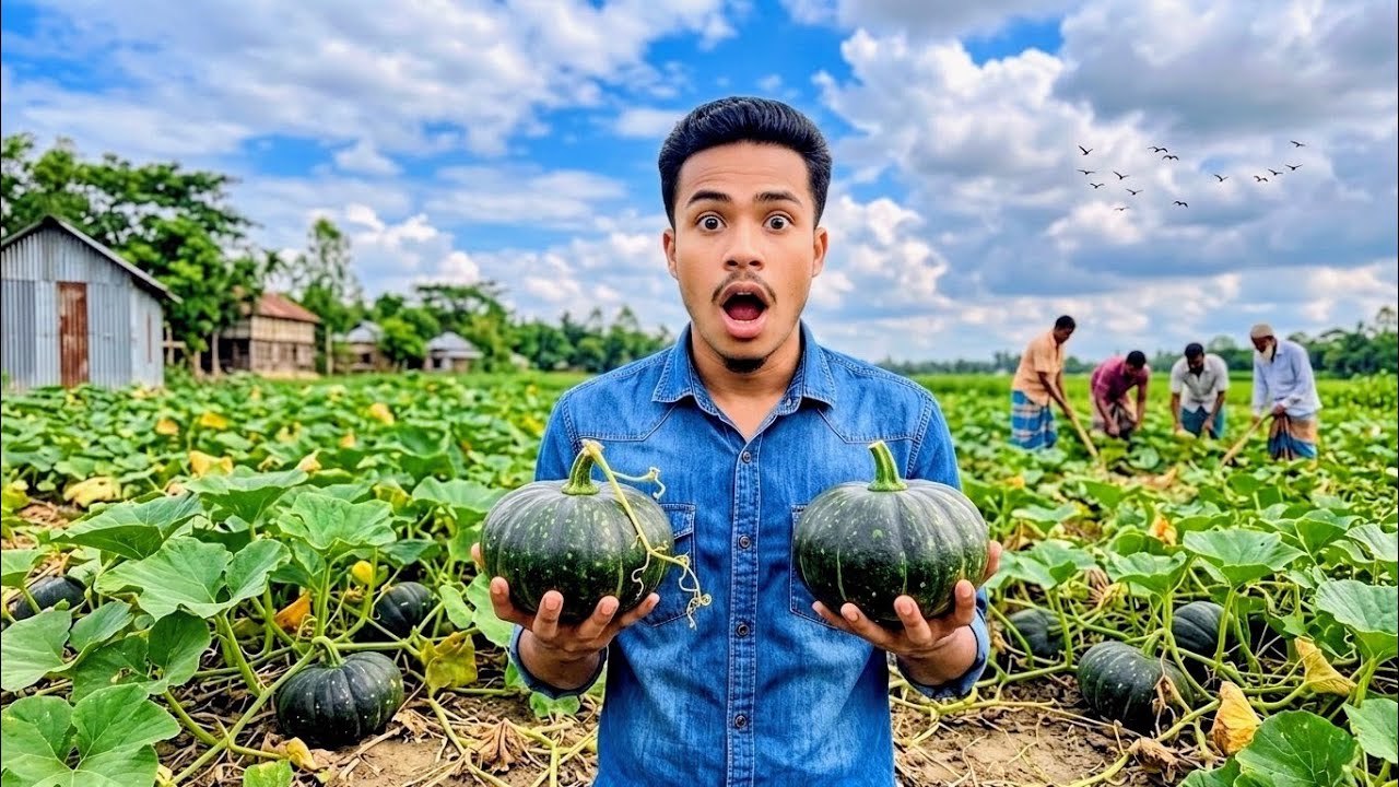  কুমড়া বাগানে চলে আসলাম ঘুরতে | My Native Pumpkin Garden 🎃 | Rakib Vai vlog Bd 😍