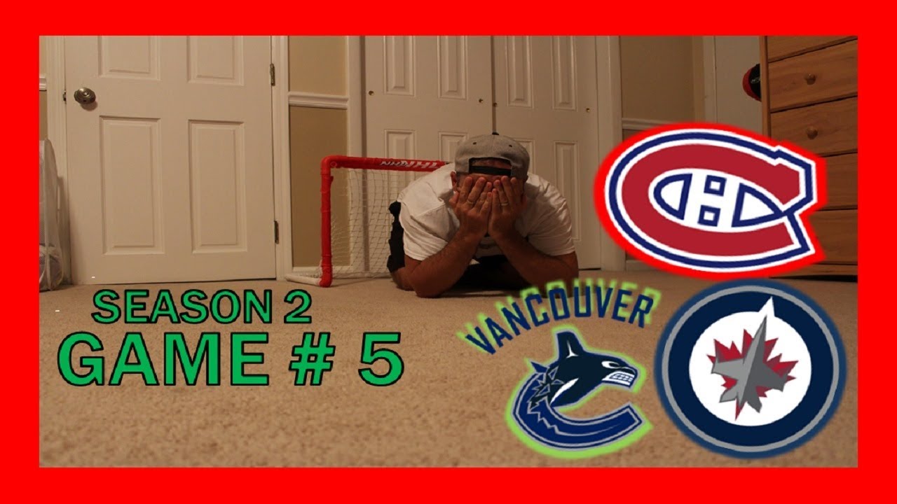 KNEE HOCKEY GAME #6 - CANADIENS / JETS / CANUCKS - SEASON 2 - QUINNBOYSTV