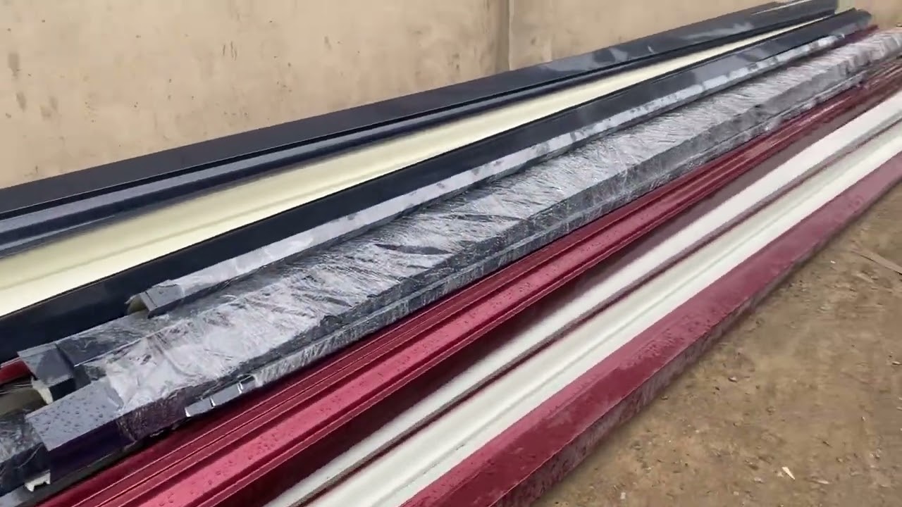Manufacturing of the raw materials to become self lock roofing sheet. Call 0530446354