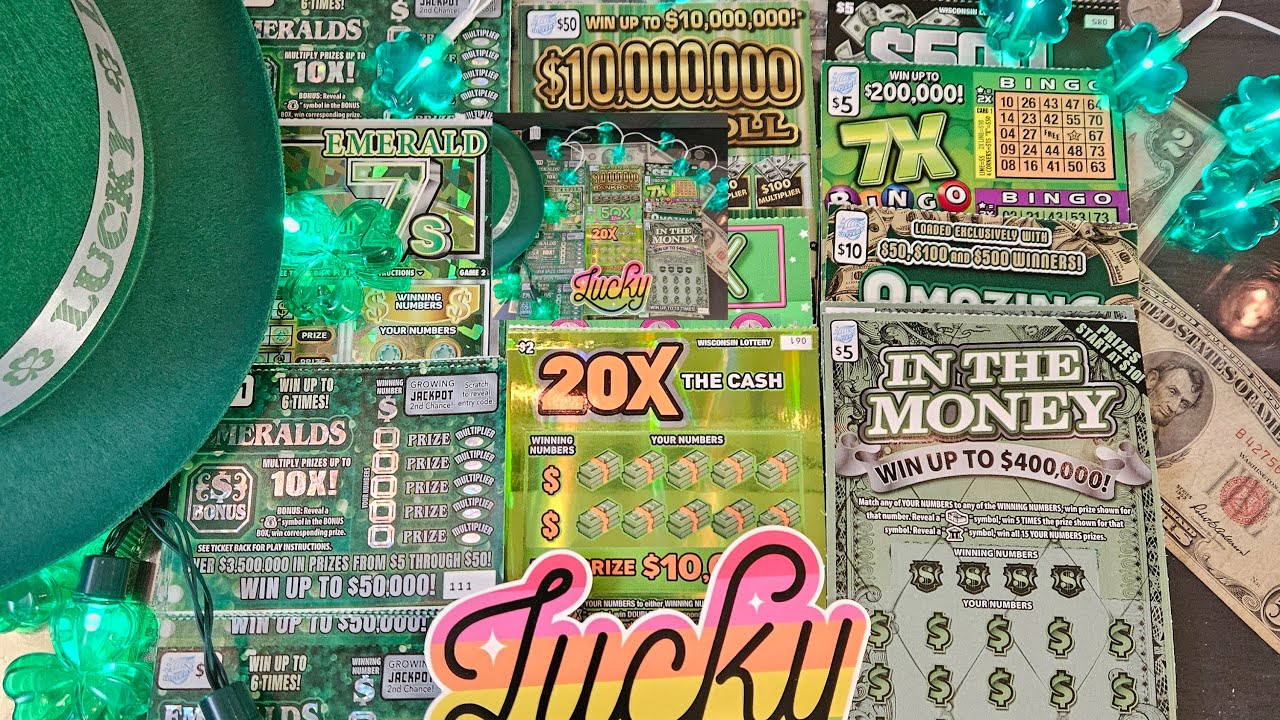 LET'S CELEBRATE ST. PATTY'S DAY!  Lucky Coin Scratchers is live! IL AND WI LOTTERY SCRATCH OFF MIX