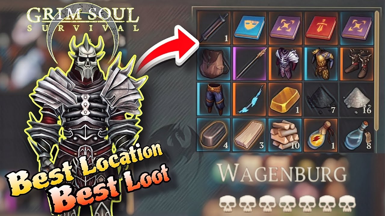 Grim Soul - Best Location To Get Skill Books (Wagenbrug) 🔥