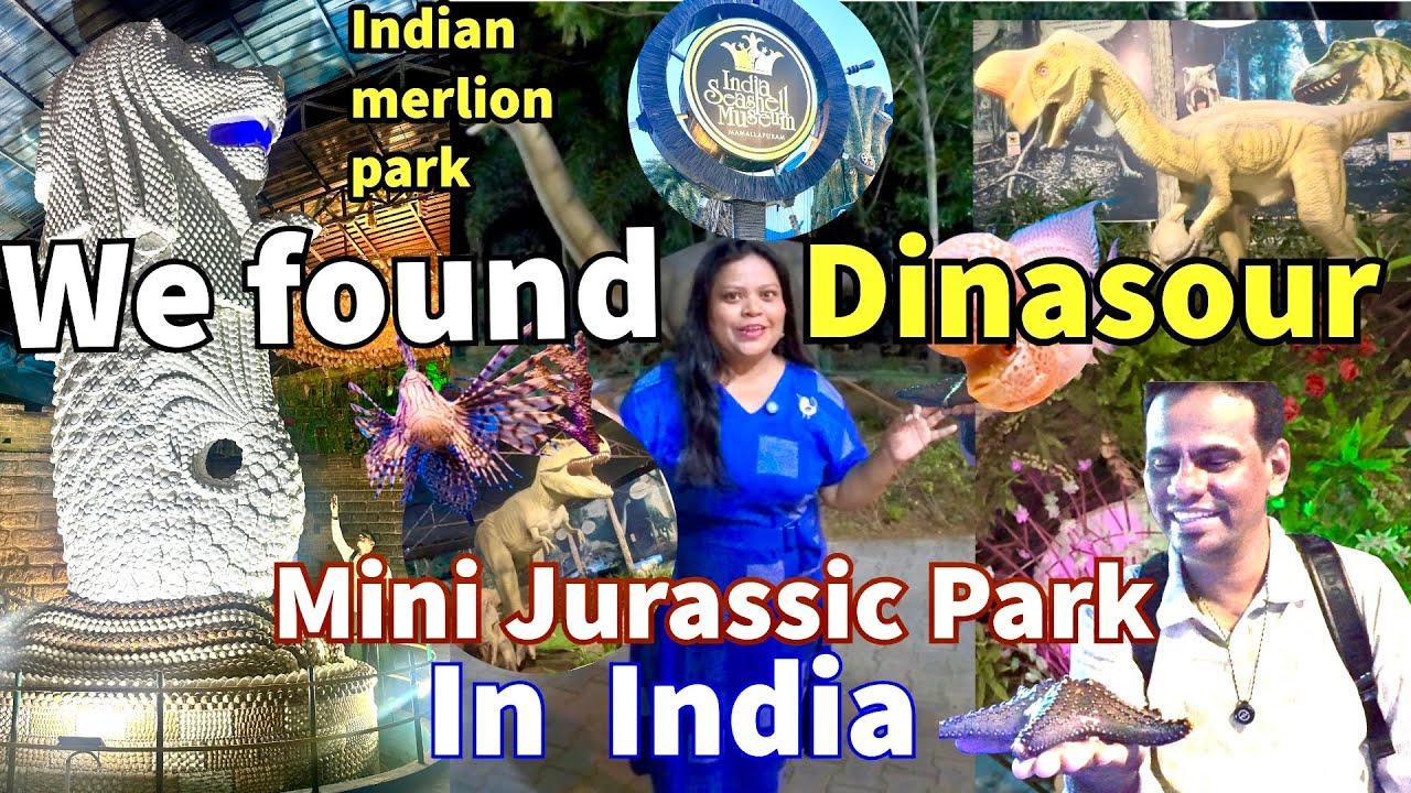 We found dinosaur😮| Hidden Museum in India Indian Seashell Museum Mahabalipuram