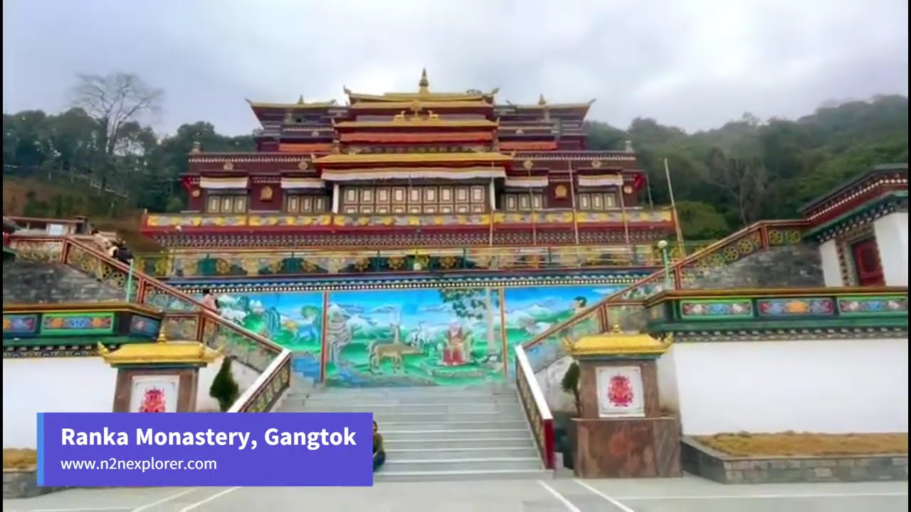 Ranka Monastery, Gangtok - Full view Part 2 #gangtoksikkim #gangtoktourism #gangtoktrip #monastery