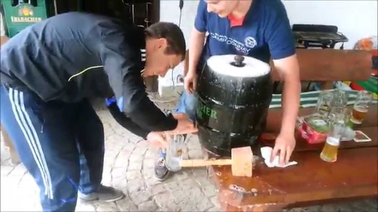 Bierfass anzapfen fail Guter Schaum