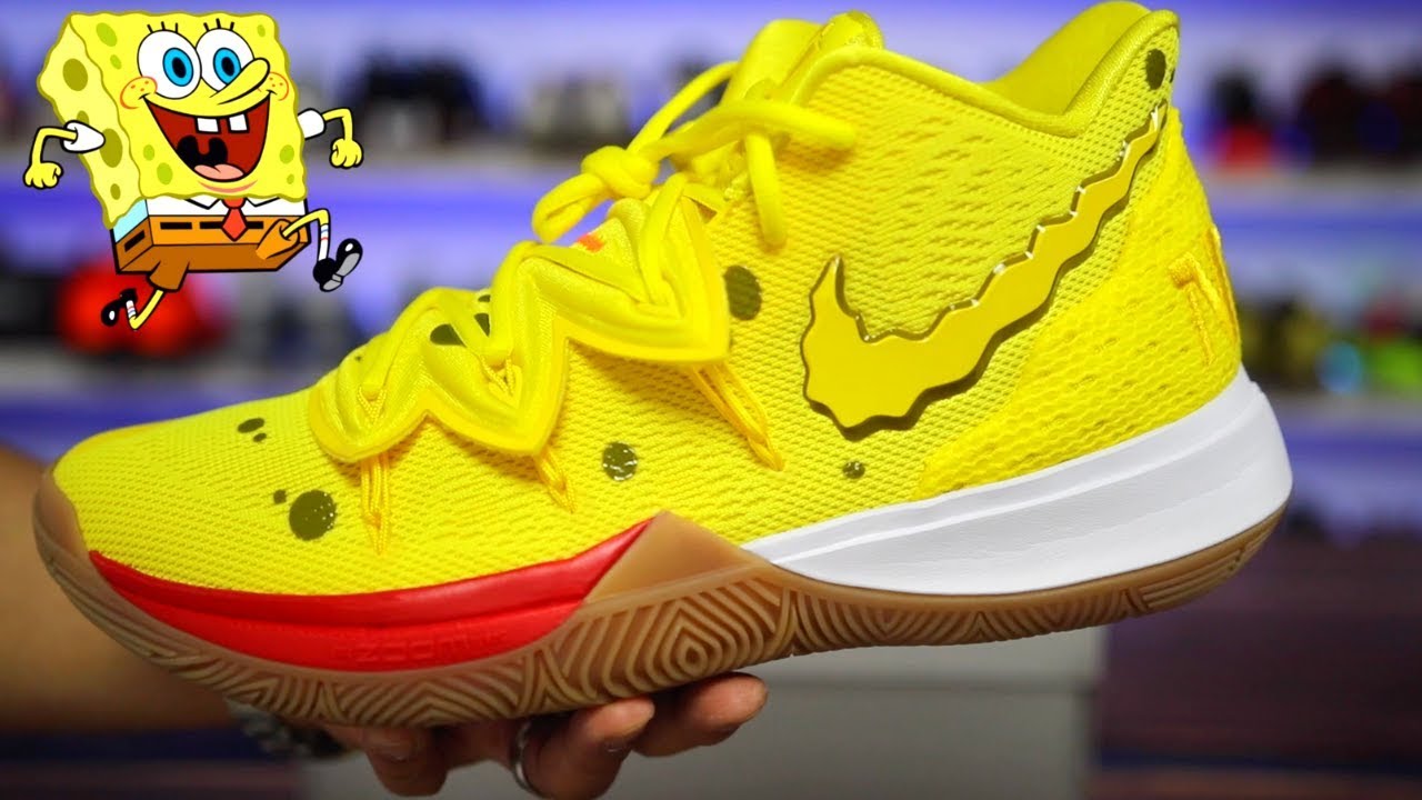 NIKE KYRIE 5 X SPONGEBOB SQUAREPANTS REVIEW!