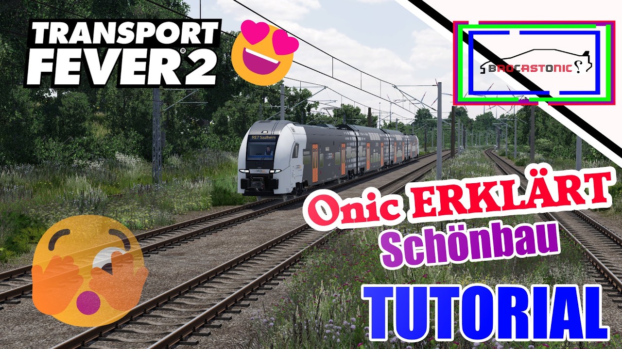 REALISTISCHE Oberleitung | So wirst DU zum SCH&Ouml;NBAU PROFI in Transport Fever 2 \TUTORIAL/ #bco