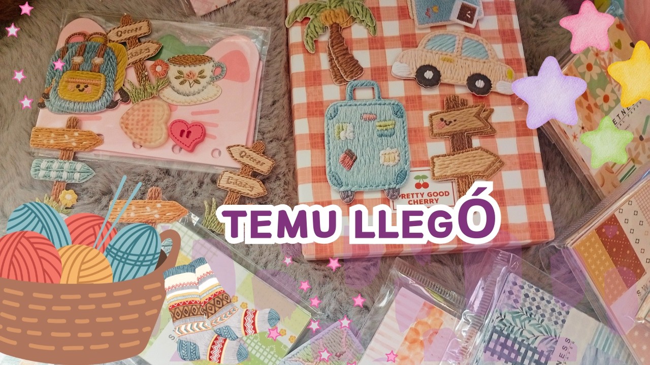 💫Papelería de TEMU que vale la pena !! #haul #unboxing #papeleria 💫