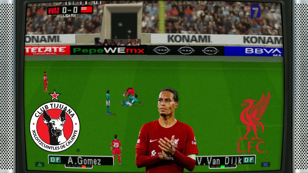 Winning Eleven (PS1): Club Tijuana ⚽ Liverpool FC '25