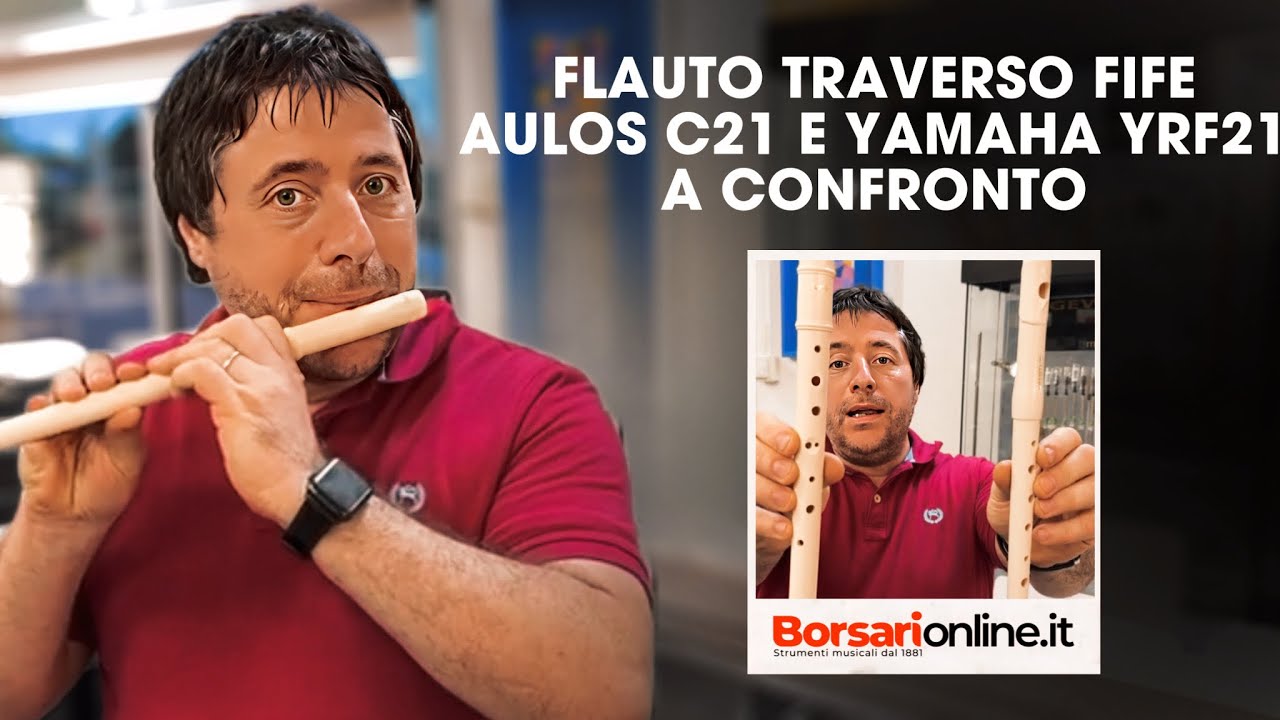 Flauto traverso FIFE Aulos C21 e Yamaha YRF21 a confronto. Iniziare a suonare il flauto traverso.