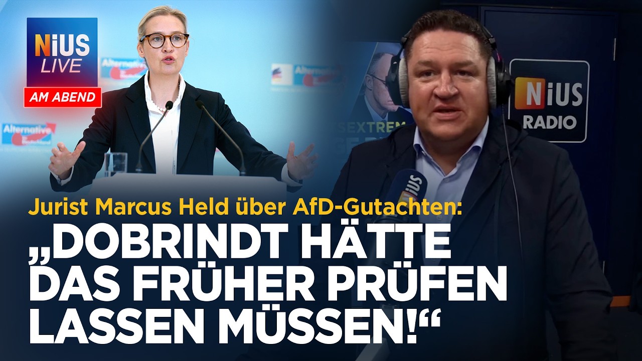 Dobrindt will eine Tiefenprüfung des AfD-Gutachtens | NIUS Live am Abend vom 27.02.2026