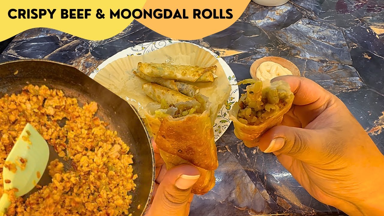 Qeema & Moong Dal Rolls | Quick & Easy Rolls Recipe | Crispy& Crunchy Rolls @FoodfusionPk 