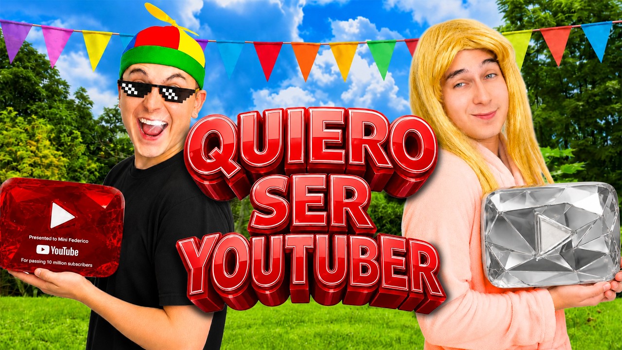QUIERO SER YOUTUBER (VIDEO OFICIAL) - Federico Millan 