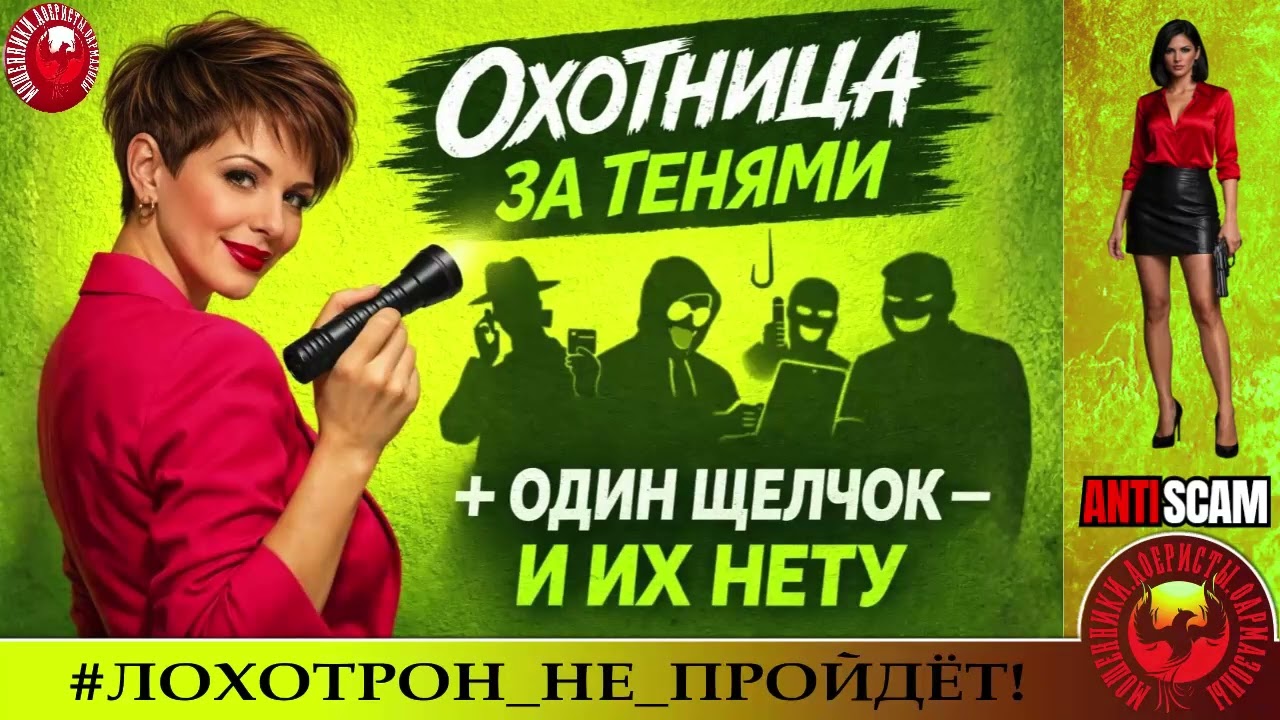 AntiFraud&mdash;Елена: Охотница за тенями. Мошенники рвут и мечут.
