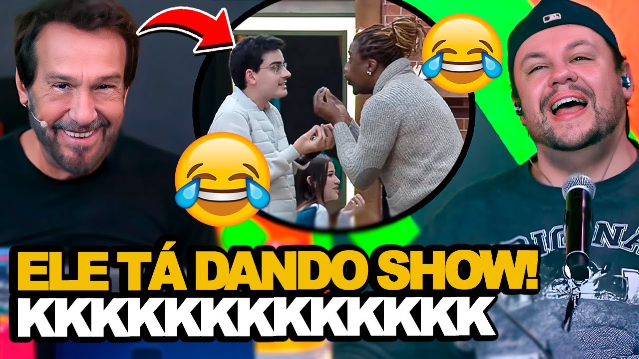EMÍLIO CHOROU DE RIR REAGINDO A GENIALIDADE DUDU CAMARGO EM 