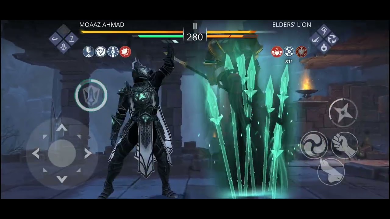 BURIED CENTURION lvl 4 vs ELDERS LION [control lost] | shadow fight 3 