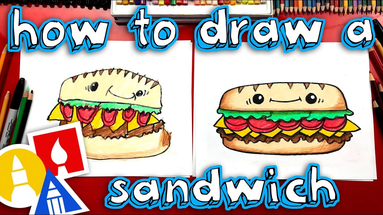 How To Draw A Funny Sandwich