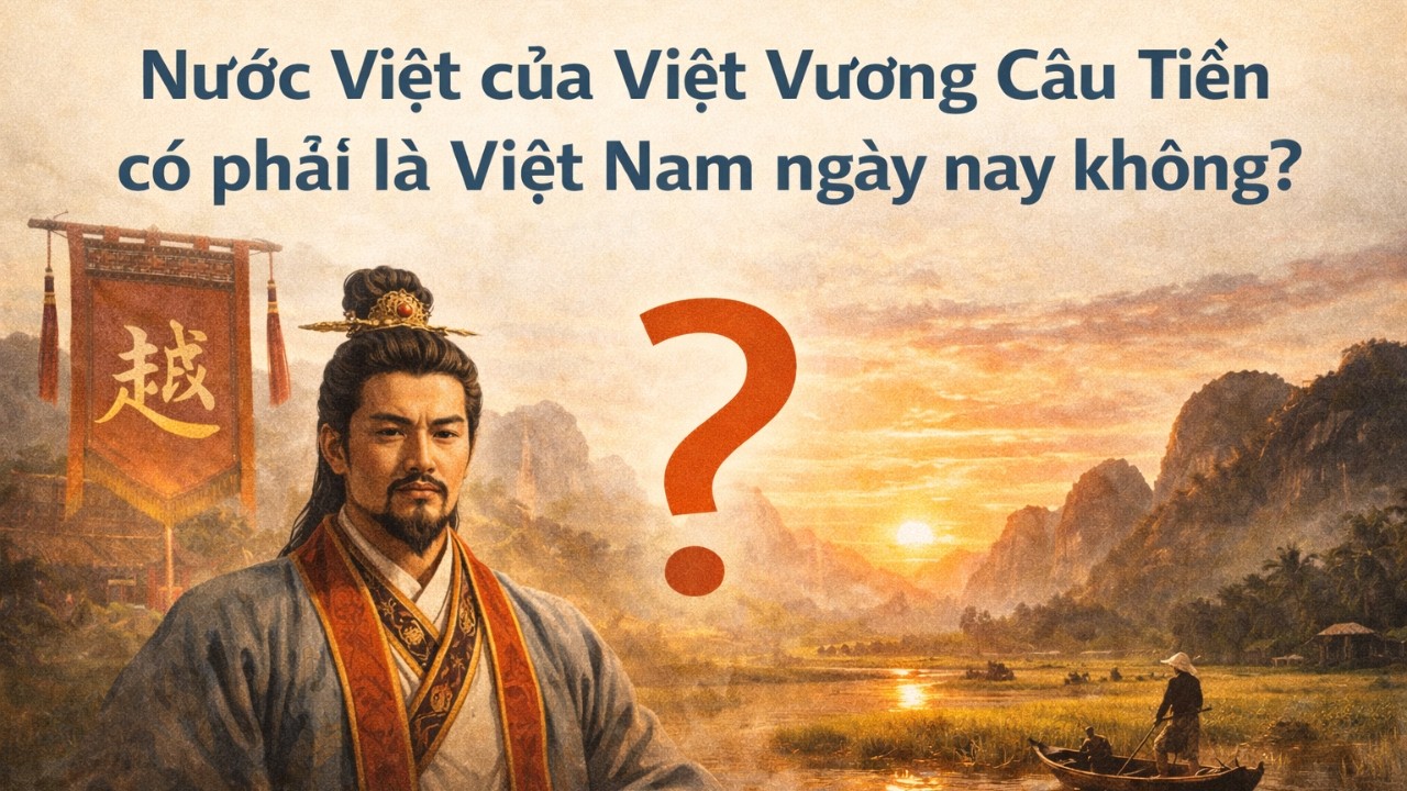 Nước Việt của Việt Vương Câu Tiễn có phải là Việt Nam ngày nay không?
