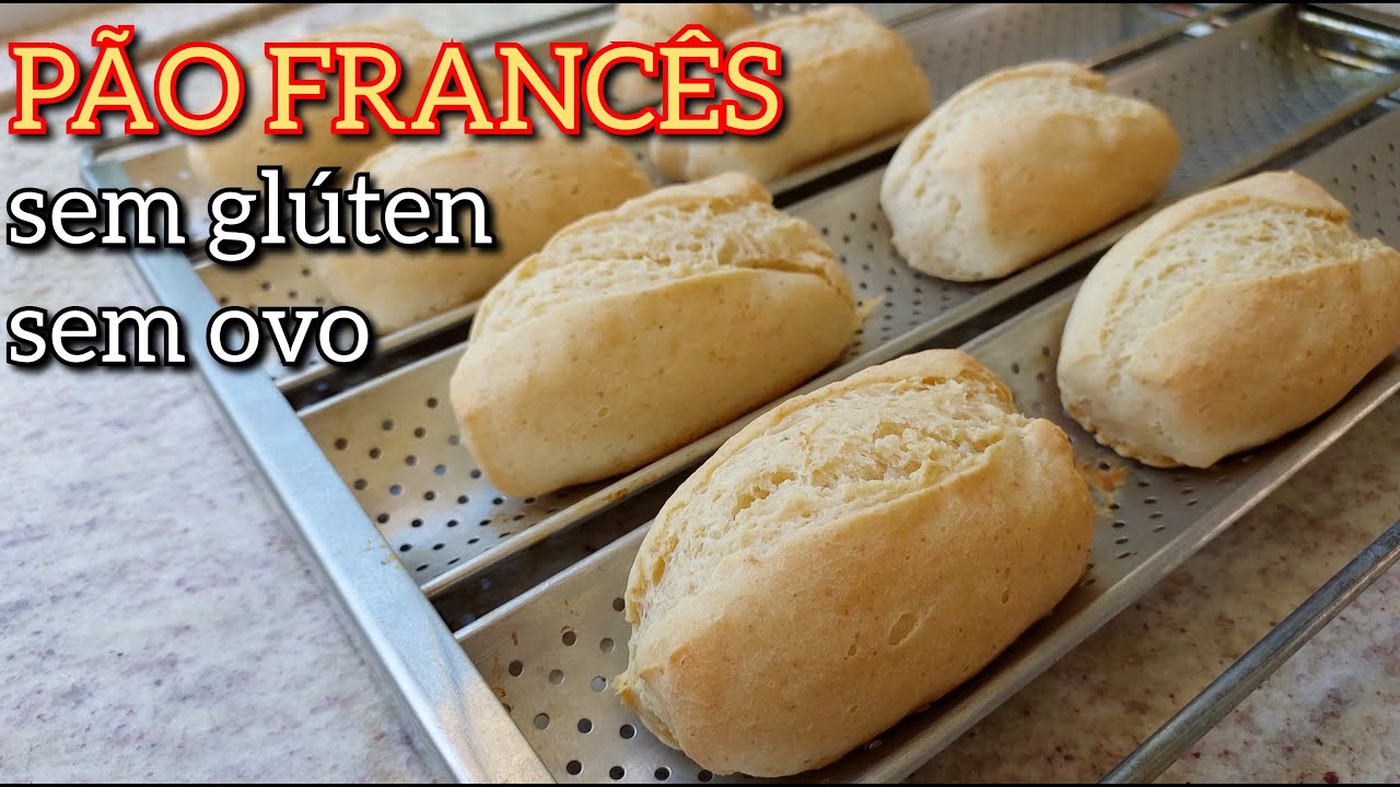 PÃO FRANCÊS SEM GLÚTEN SEM LACTOSE E SEM OVO