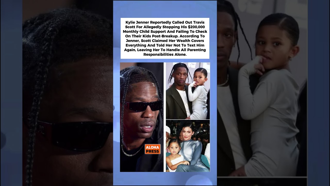 Kylie Jenner Calls Out Travis Scott Over Child Support Claims 😳💔 #KylieJenner #TravisScott #shorts