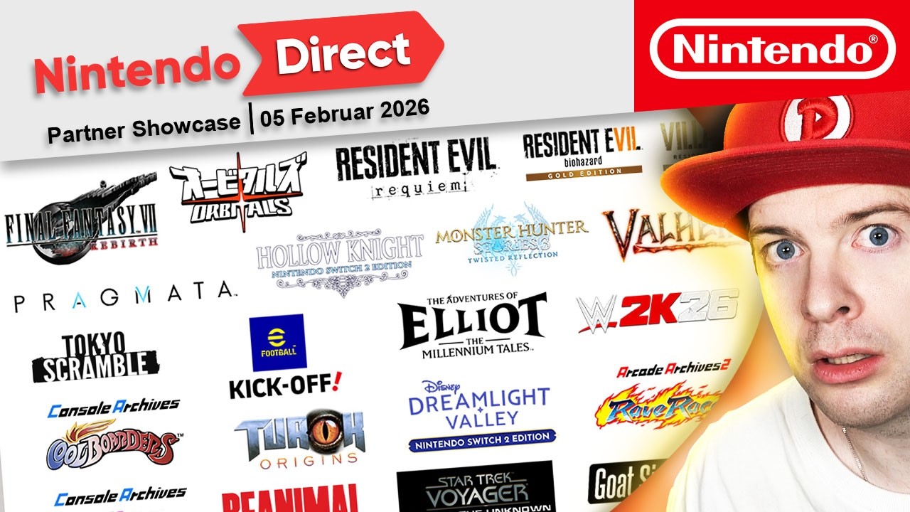 🔴 NINTENDO DIRECT PARTNER SHOWCASE | 05.02.2026 | Domtendo Reaktion