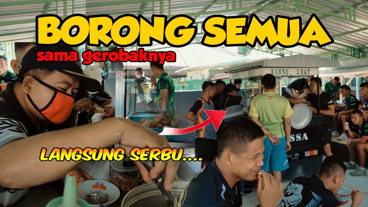BORONG SEMUA & LANGSUNG HABIS BAKSO PAK MIN LANGGANAN DIASRAMA