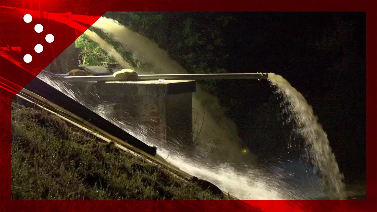 22 idrovore in funzione per evitare l'allagamento di Lavezzola: si lavora senza sosta