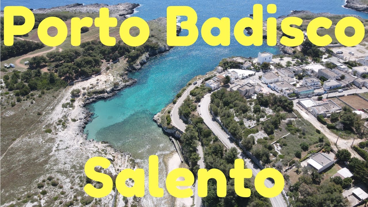 ITALIA BELLA * PORTO BADISCO (Salento), Otranto, Puglia, drone 4K