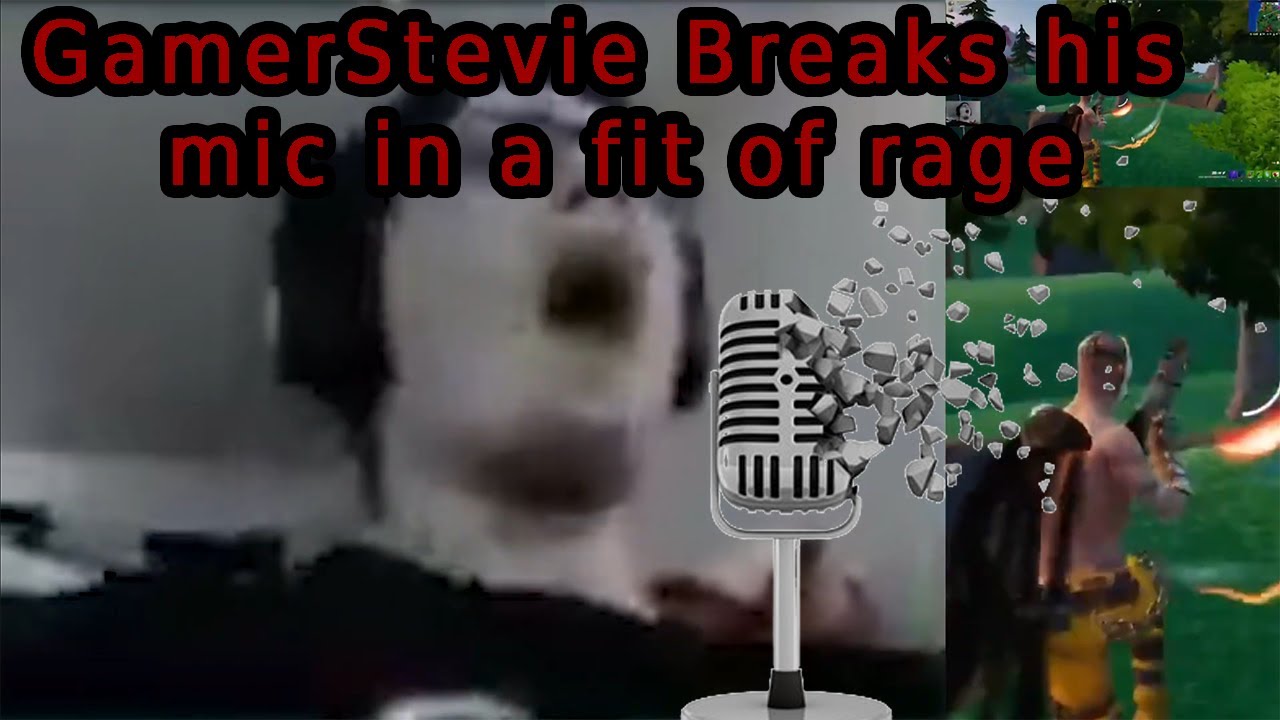 Stevie breaks his mic in a fit of RAGE