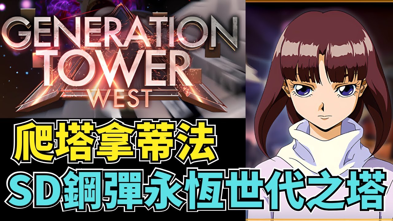 【LIVE】SD鋼彈G世代永恆 世代之塔西塔 14F通關有蒂法 westtower SD Gundam G Generation【貪吃鼠PAD】