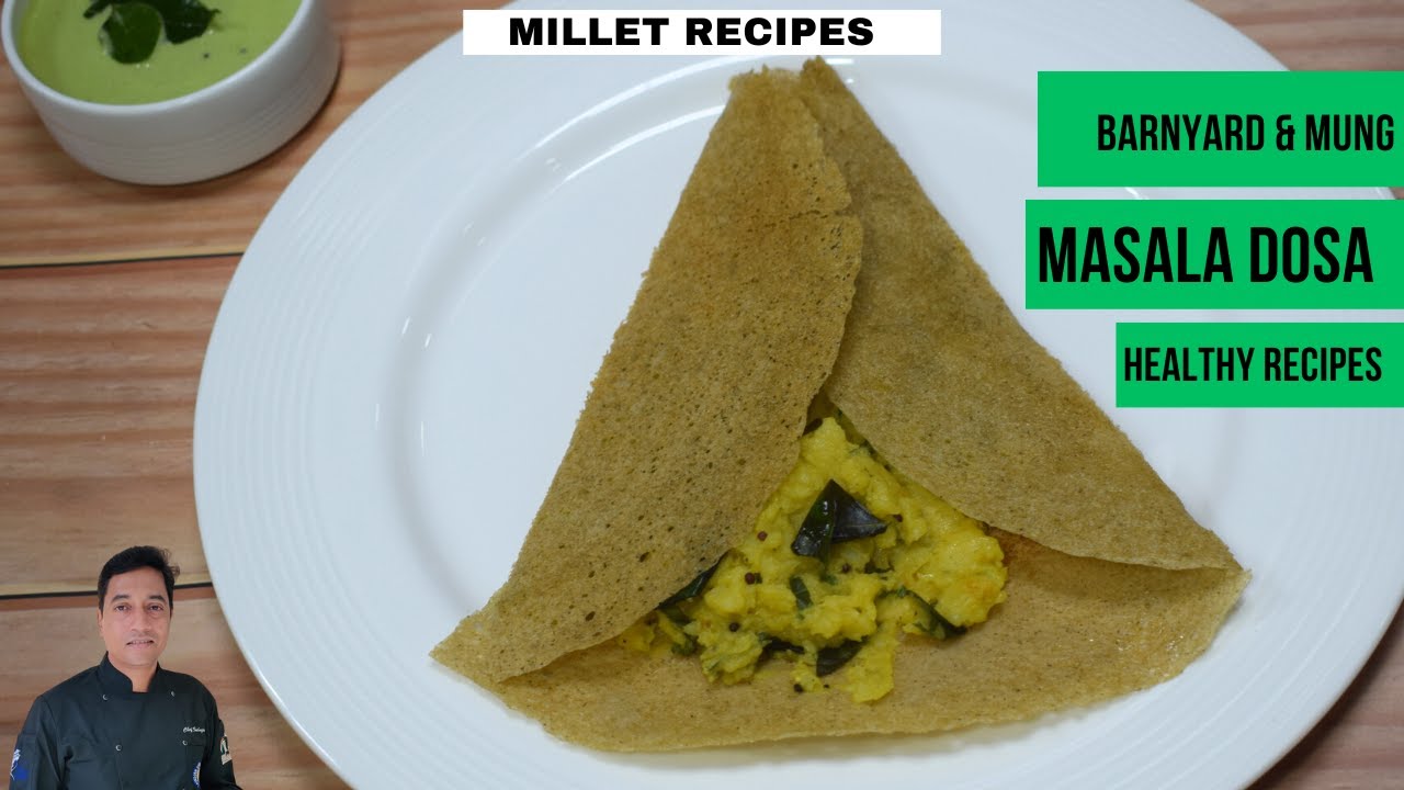 Barnyard Millet Recipes | Samvat ke chawal Dosa recipe | Green Mung Millet Dosa | Chef Sahajan
