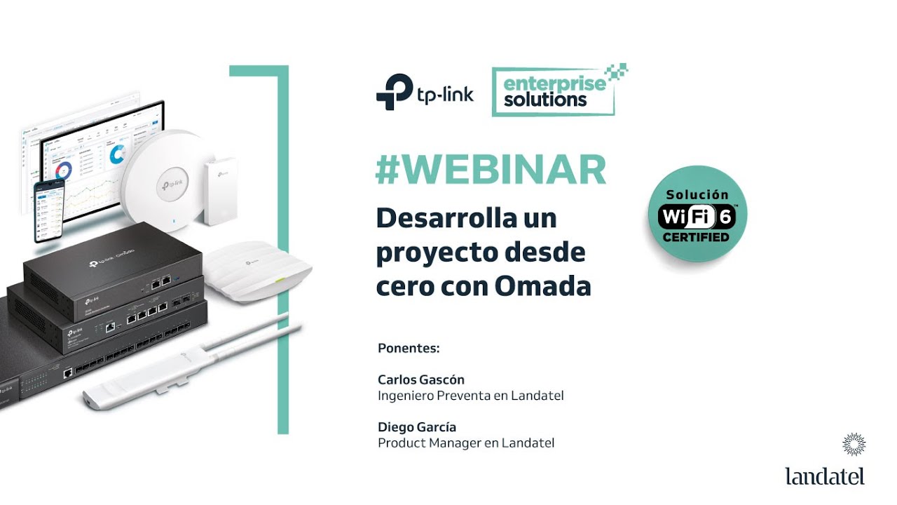 Desarrolla un proyecto wireless desde cero con la gama Omada de TP Link