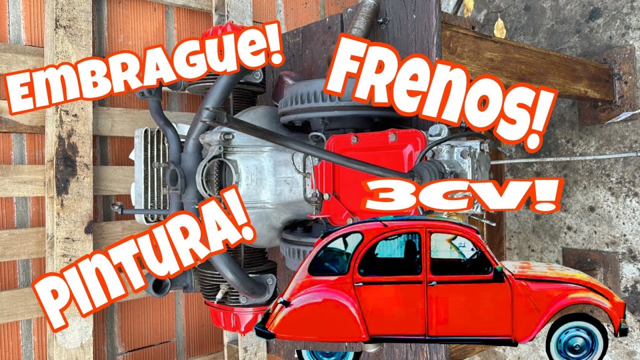 Embrague, Frenos y Pintura para el IES América 3CV! También aplica a Citroën 2CV!