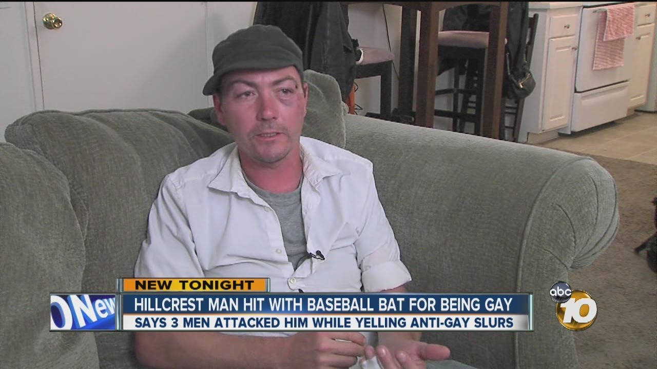 Hillcrest man beaten with bat for being gay