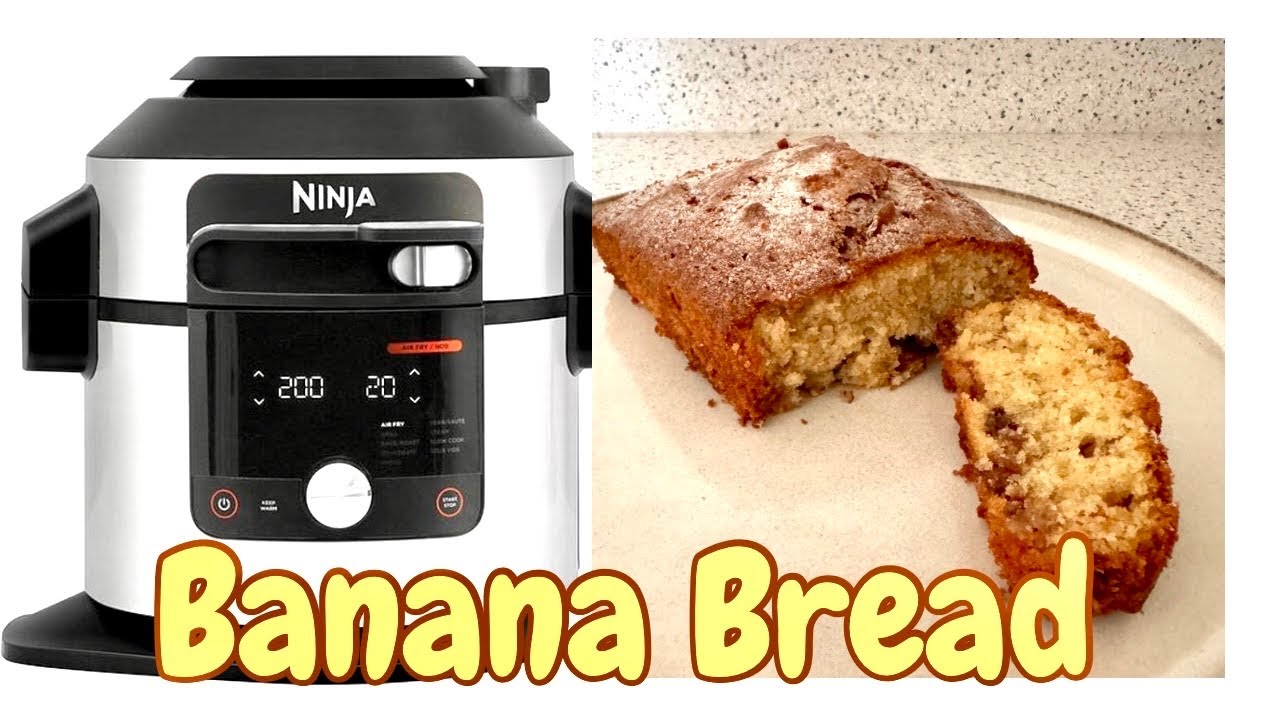 Вкусный банановый хлеб для аэрофритюрницы, приготовленный в Ninja Foodi Max 15 в 1