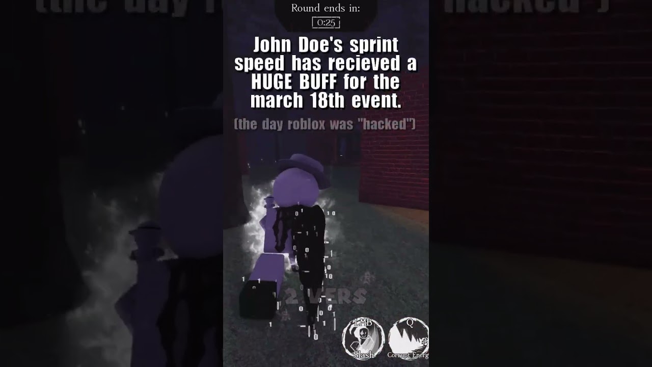 Обновление Roblox #forsaken John Doe!! Теперь он имба! #roblox #memes #robloxmemes #johndoe