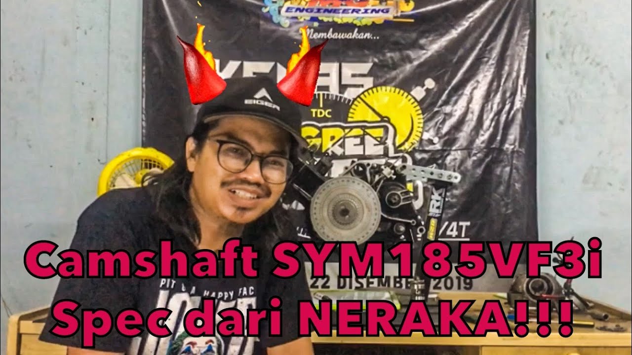 Dial camshaft custom SYM185vf3i