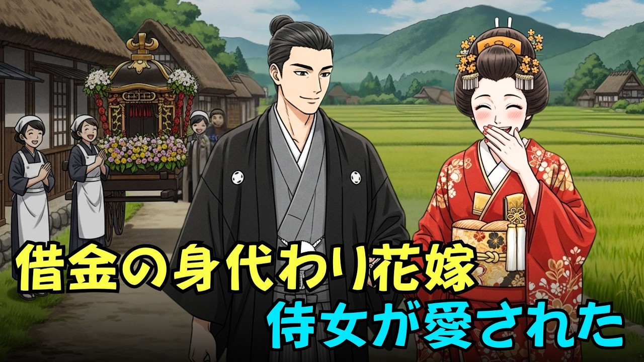 借金のため嫁がされるはずの令嬢の代わりに――侍女が花嫁の輿に乗った…だが夫の愛を一身に受けることに| 日本昔話・運命の逆転