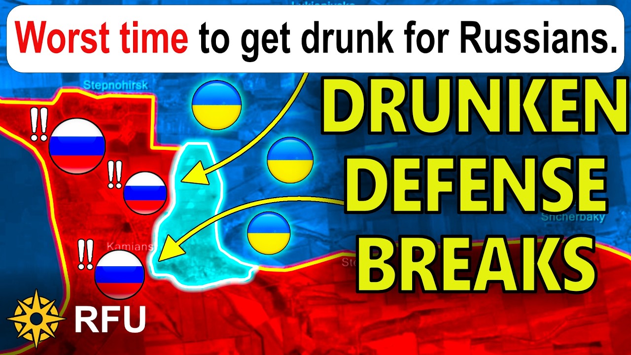 Drunken Russian lines collapse as Ukraine breaks Stepnohirsk flank