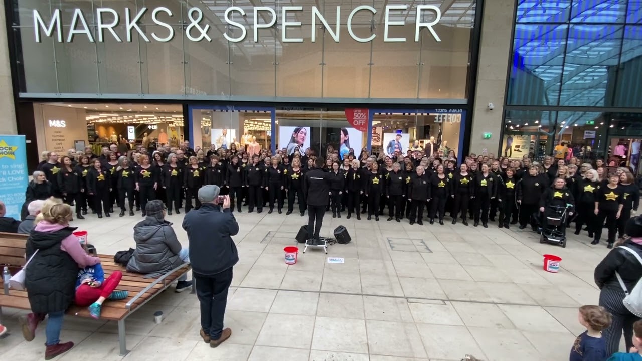 For Once In My Life - Danny's Rock Choirs, Busking for Comic Relief 10/03/2024