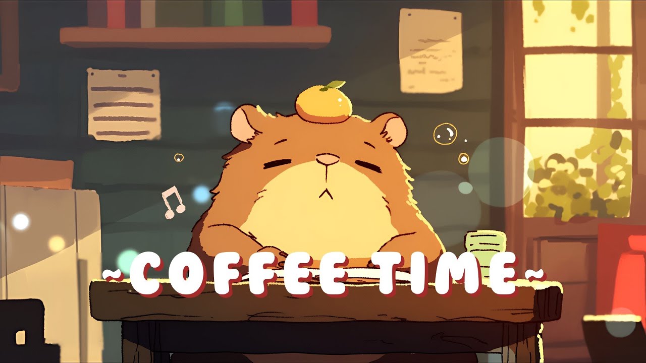 [1 Hour] Capybara Lofi Music Station - Cozy Japanese Lofi Mix ~ Relaxing Vibes ~ 🦫 🎵 🌙 | Non Stop...
