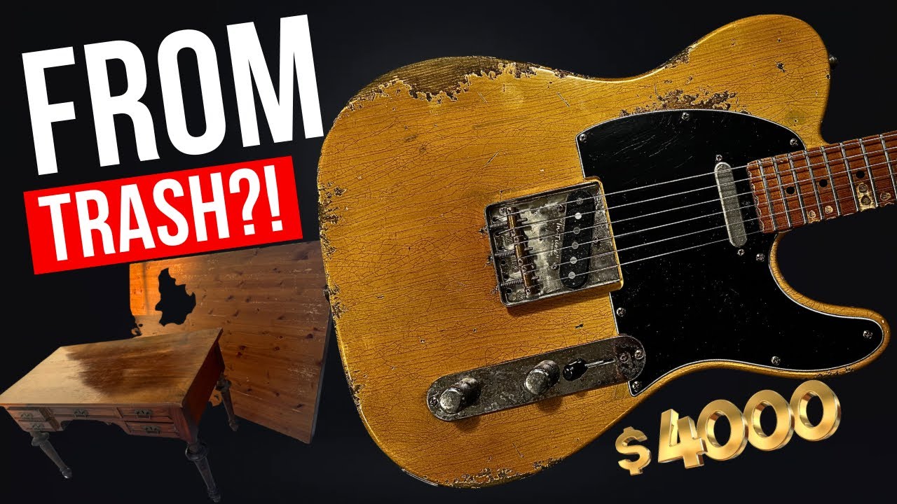 I Turned a Thrown-Away Table into a $4,000 Telecaster