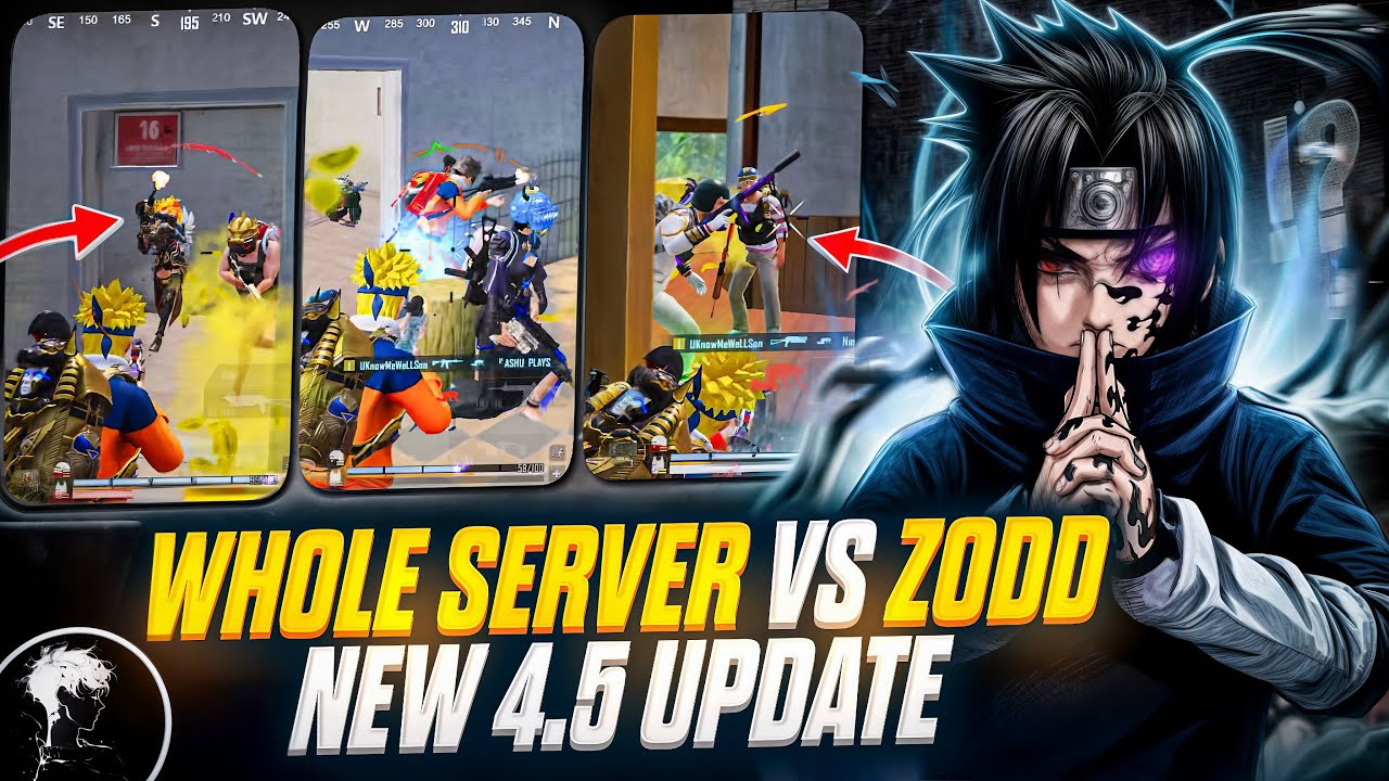 Mastered the NARUTO 4.5 Update | Solo vs SQUAD 59 Kills - 2 Matches FULL GameplaY