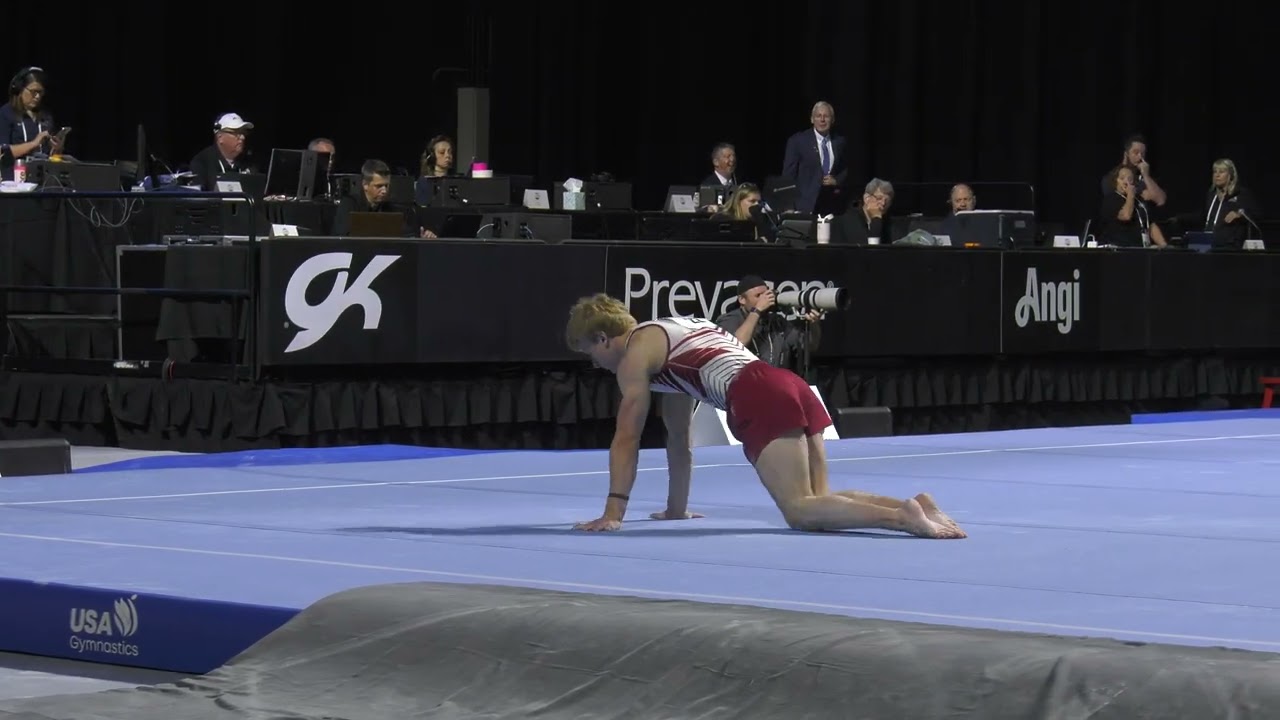 Riley Loos -  Floor Exercise -  2023 Core Hydration Classic  - Men Session 1