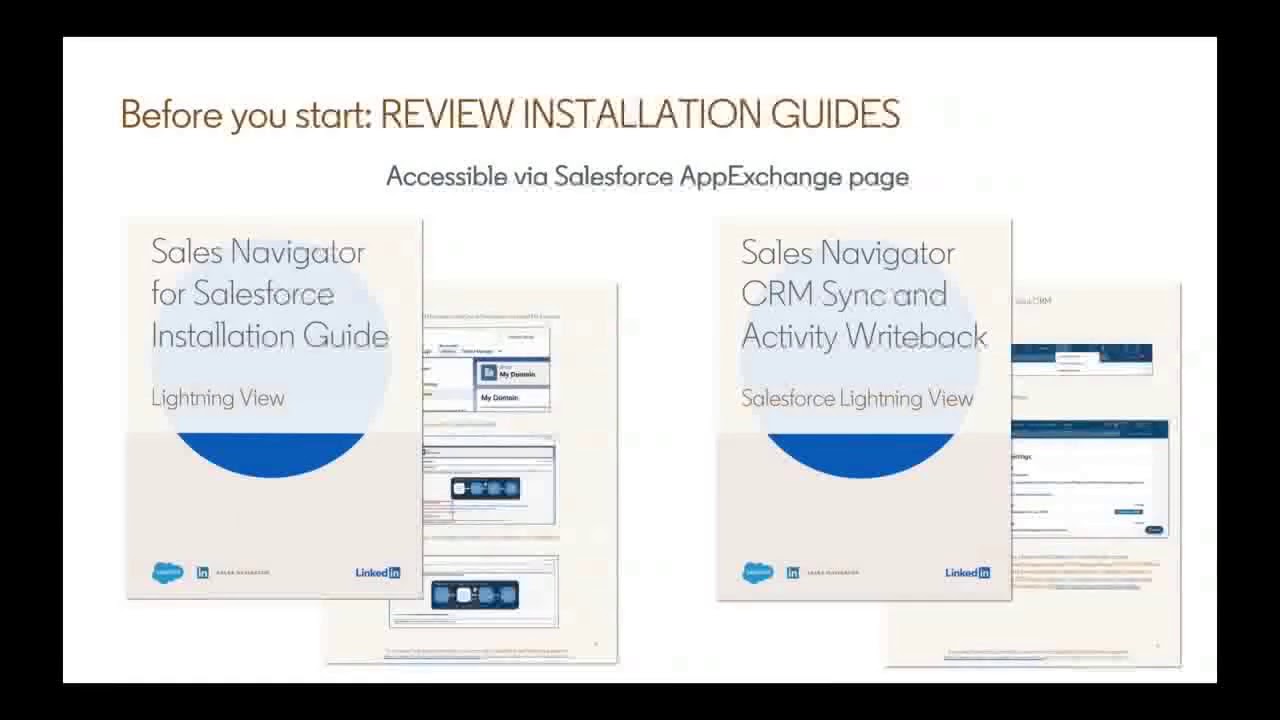 Setting up Sales Navigator for Salesforce Webinar