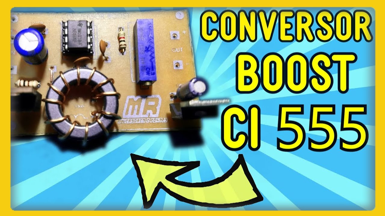 FAZENDO UM CONVERSOR BOOST APRENDA VOCÊ TAMBÉM