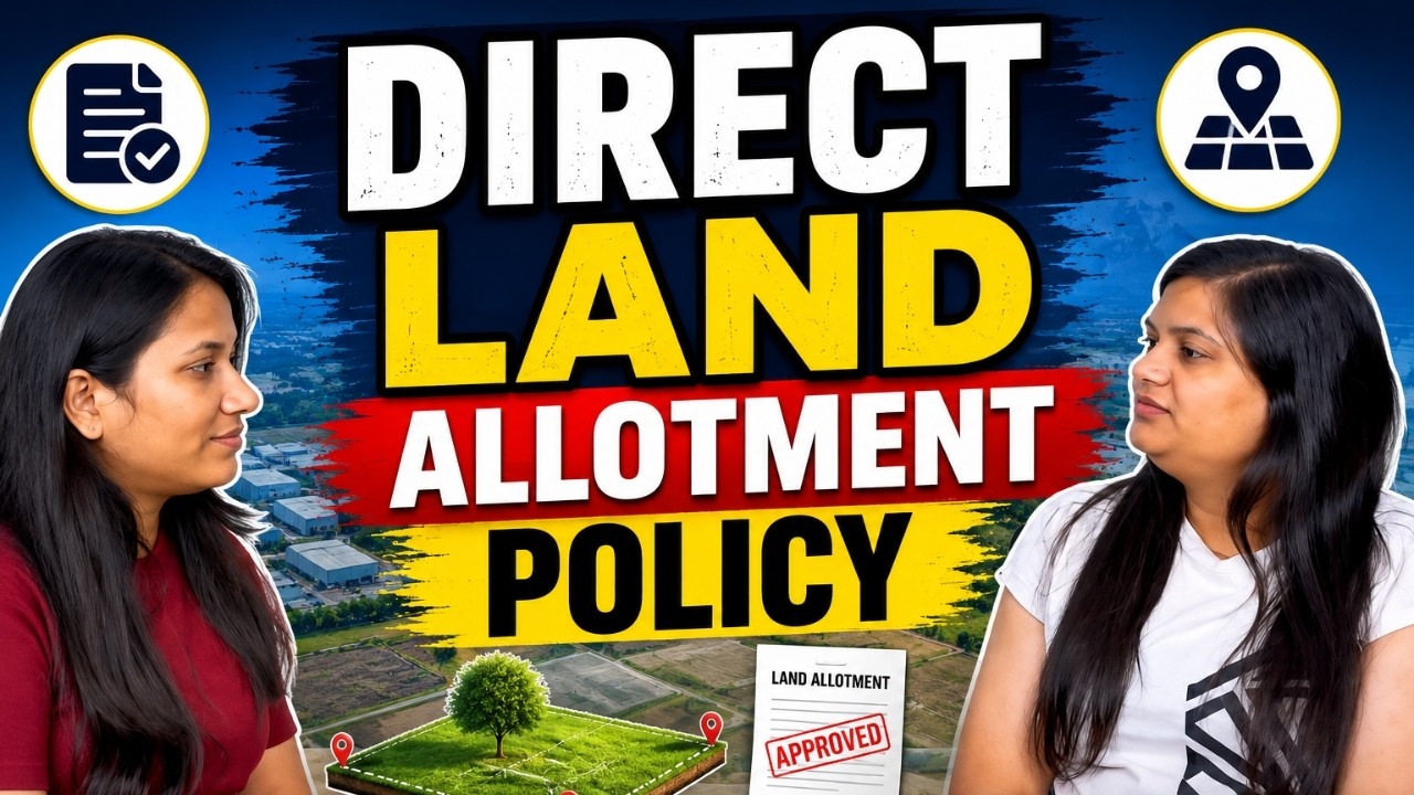 Direct Land Allotment Policy 2026 | Industrial Land Allotment | Rajasthan Industrial Policy